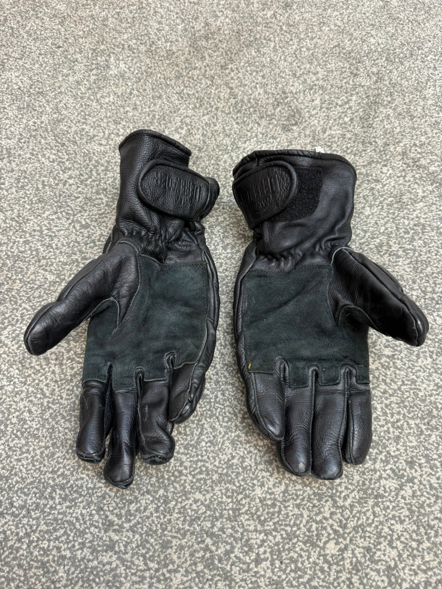 Ex Police MLA Defender Leather Riot Gloves Size 10 Motorcycle Biker Paintball Airsoft Security
