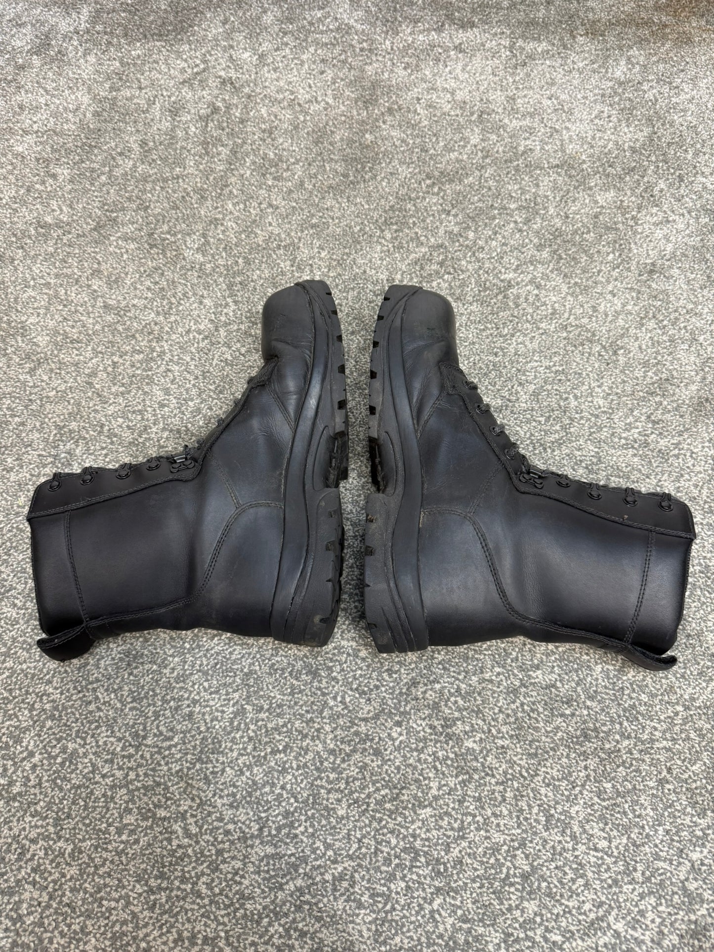 Ex Police Magnum Elite Shield Combat Boots Black Leather UK 10.5 Security Work