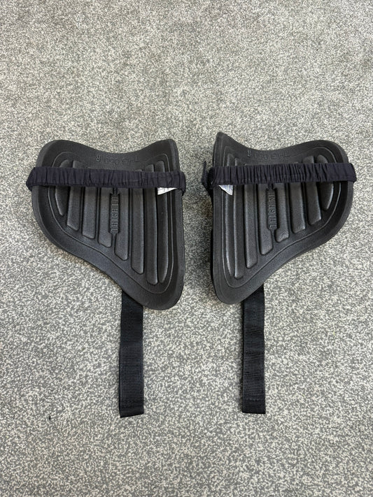 Ex Police Riot Thigh Leg Guards PAIR Level 2 Protection Dog Handler Airsoft Paintball