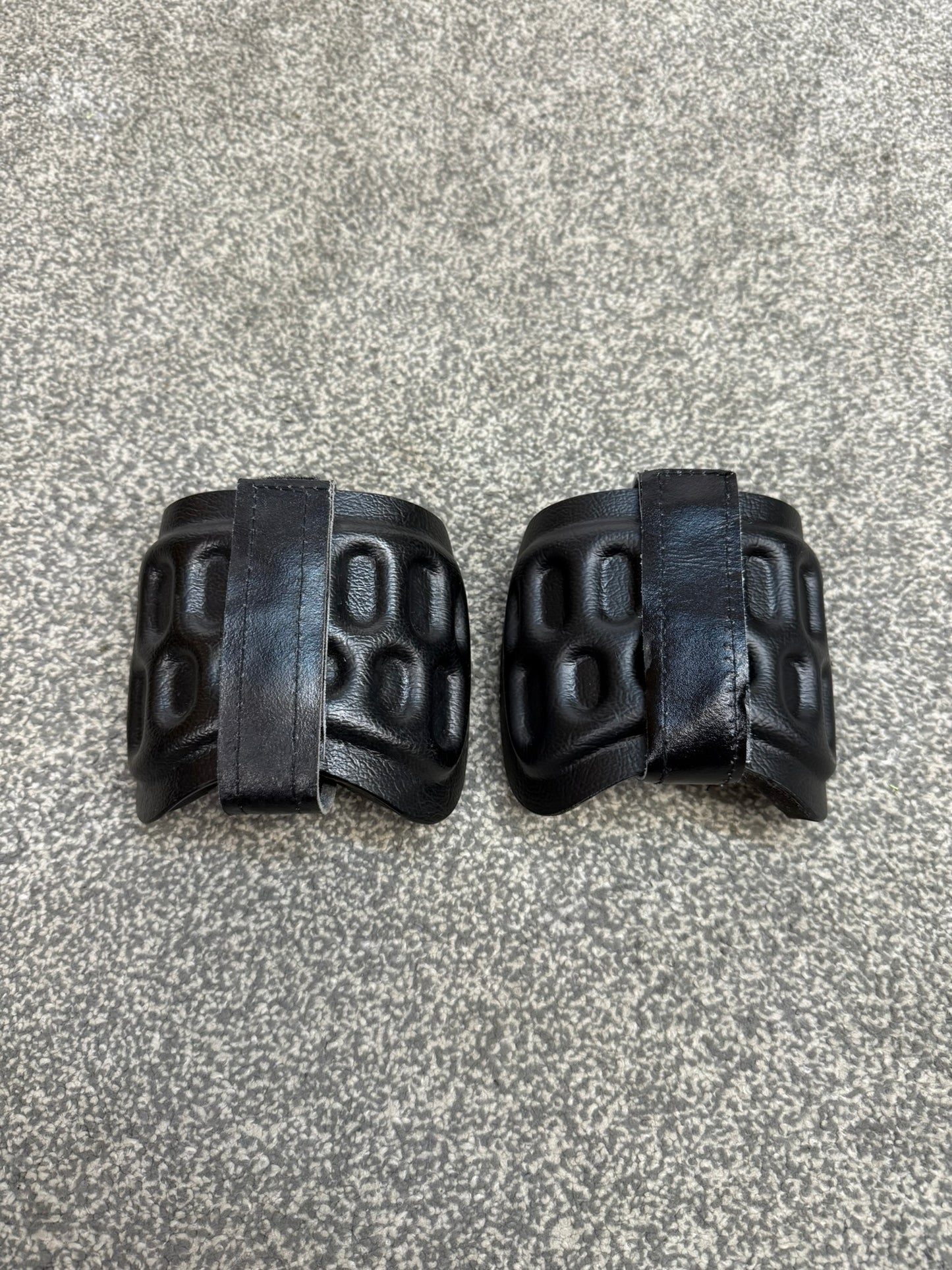 Ex Police Riot Foot Guard Boot Protection PAIR Dog Handler Airsoft Paintball