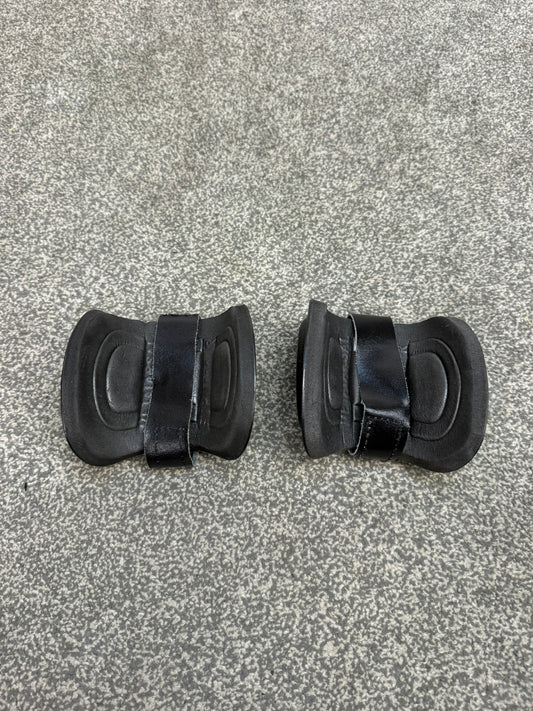 Ex Police Riot Foot Guard Boot Protection PAIR Dog Handler Airsoft Paintball