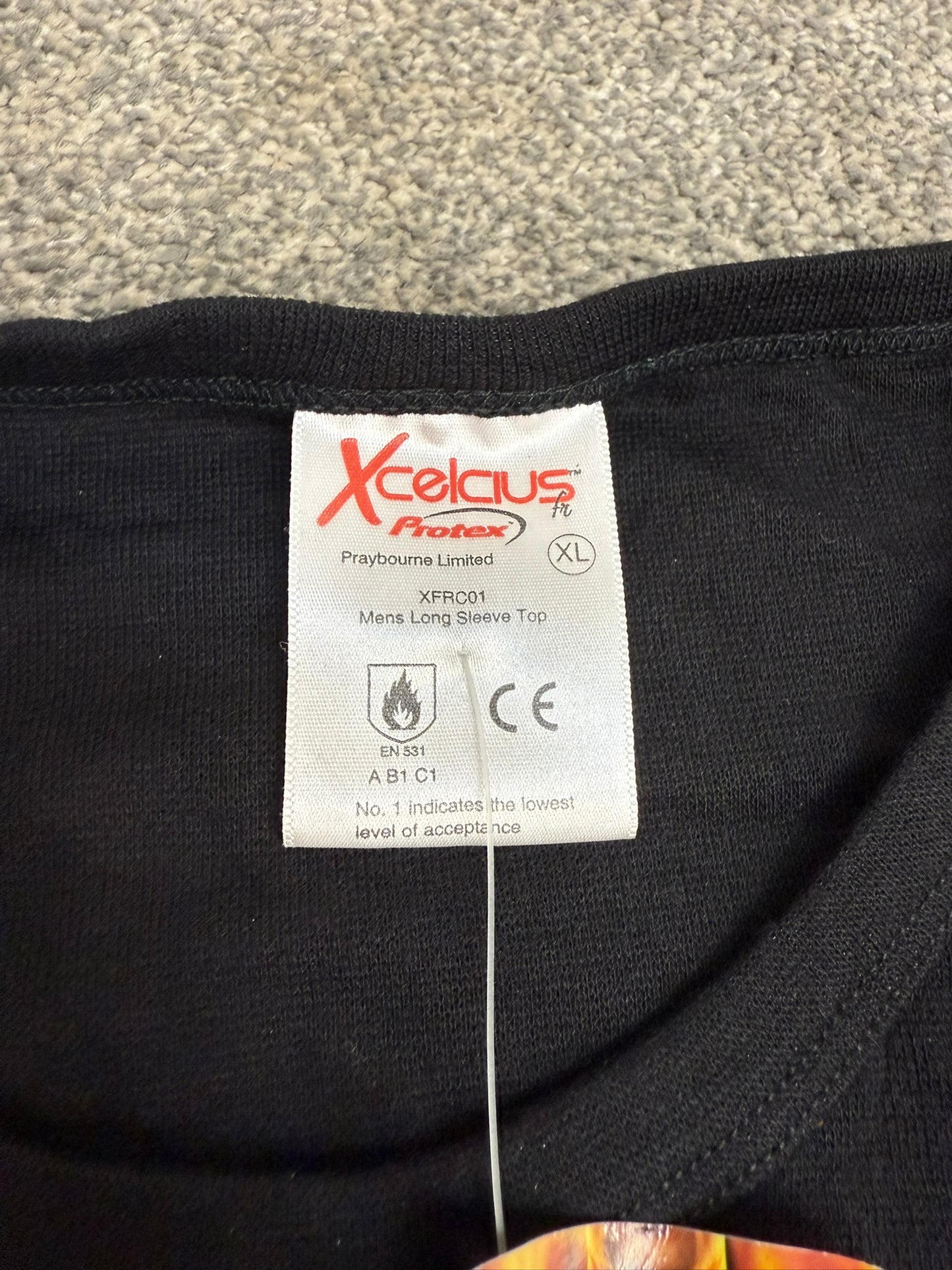 NEW Ex Police Xcelcius Protex Men's Long Sleeve Top Riot Undergarment X Large
