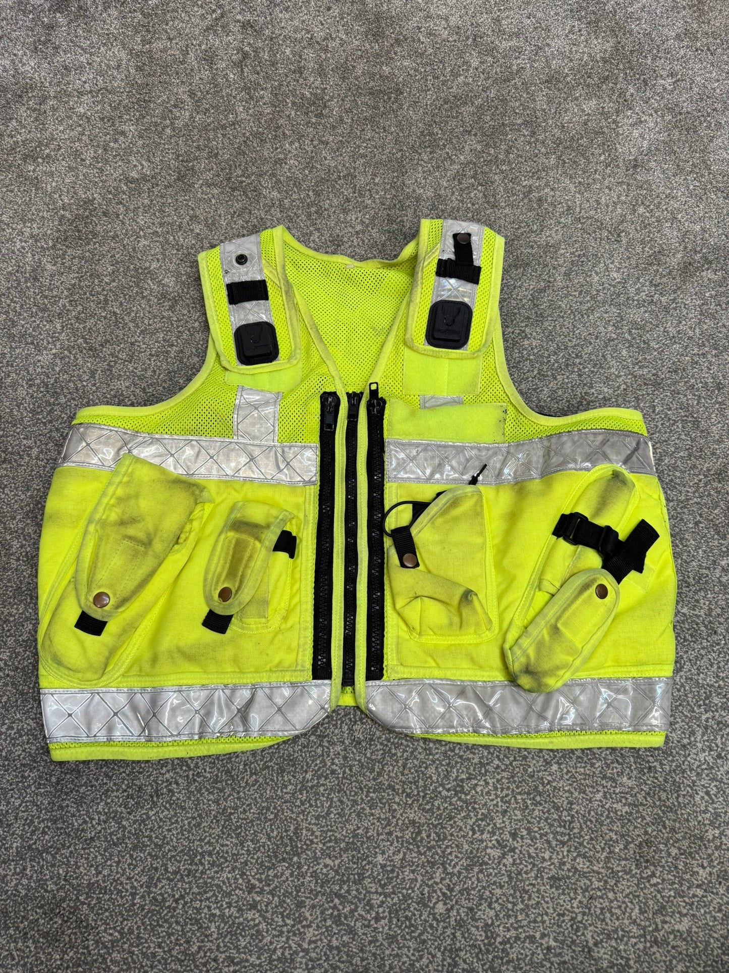Ex Police Hi Vis Utility Tac Vest X Large Security Patrol Equipment Vest Marshall
