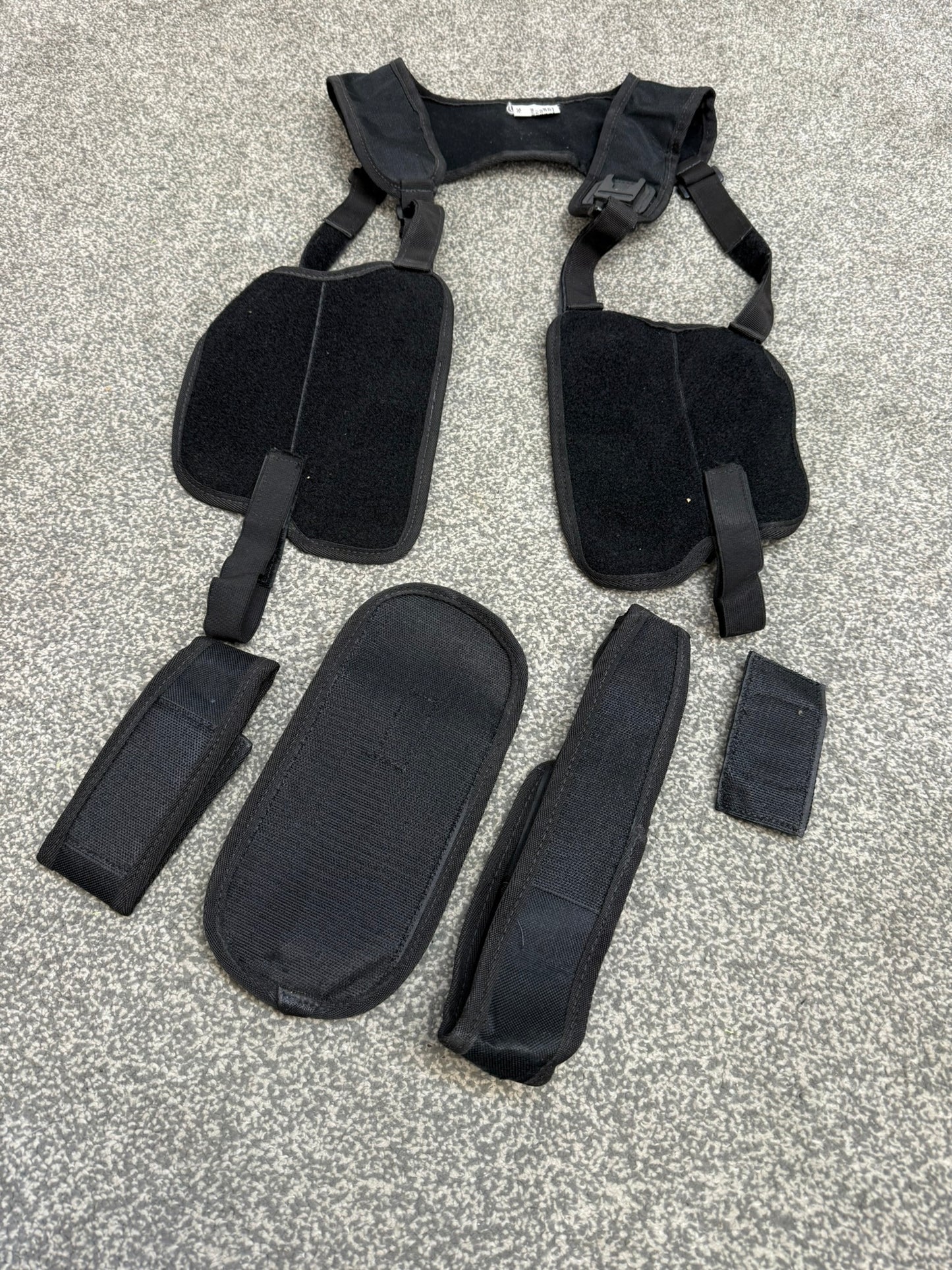 Covert Harness Hook & Loop Modular Pouches Ex Police Security PI Vest