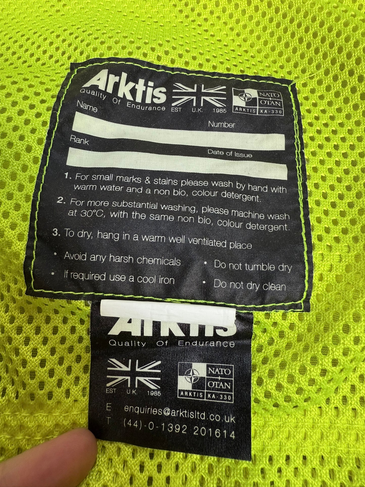 Ex Police Arktis Hi Vis Tac Vest X Large Long Sleeve Utility Vest