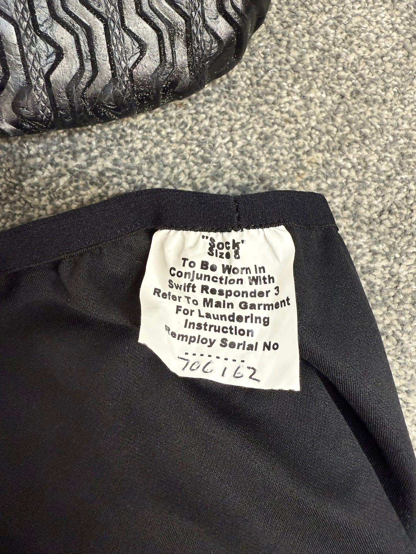 Ex Police Remploy CBRN Coverall Overall Suit x2 Boots Hood & Socks 180/100