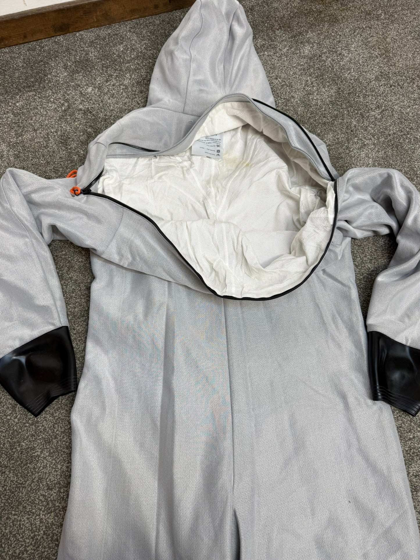 Ex Police Remploy CBRN Coverall Overall Suit x2 Boots Hood & Socks 180/100