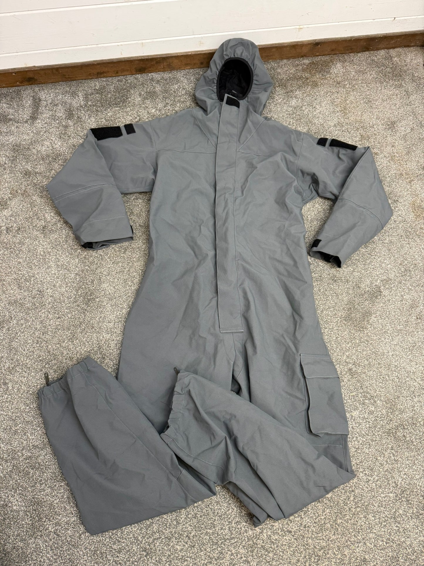 Ex Police Remploy CBRN Coverall Overall Suit x2 Boots Hood & Socks 180/100