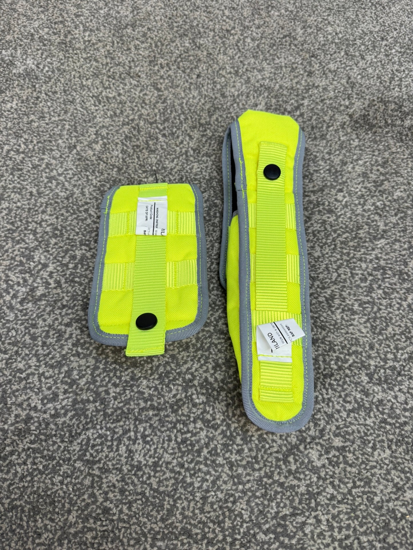 2x Safariland Hi Vis Molle Pouch Ex Police Vest Pouches Security