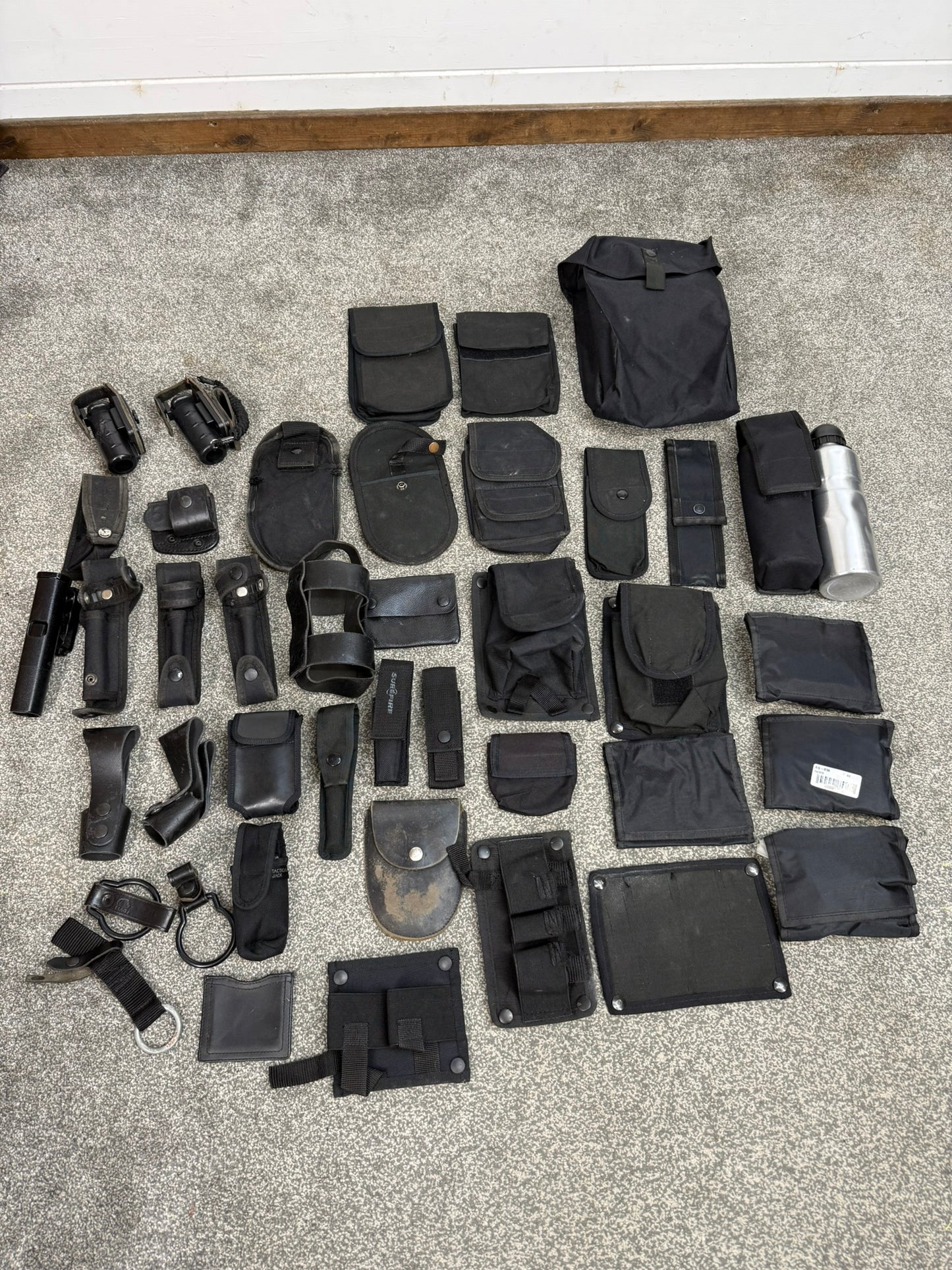 Ex Police Accessory Job Lot Belt Pouches Security Lot - 40 Items!