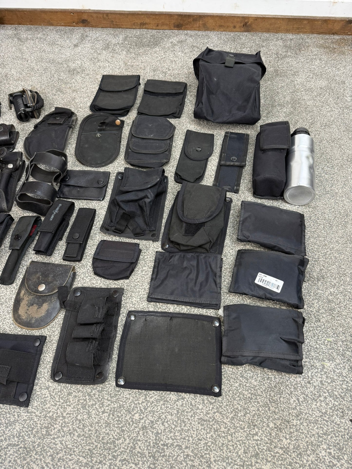 Ex Police Accessory Job Lot Belt Pouches Security Lot - 40 Items!