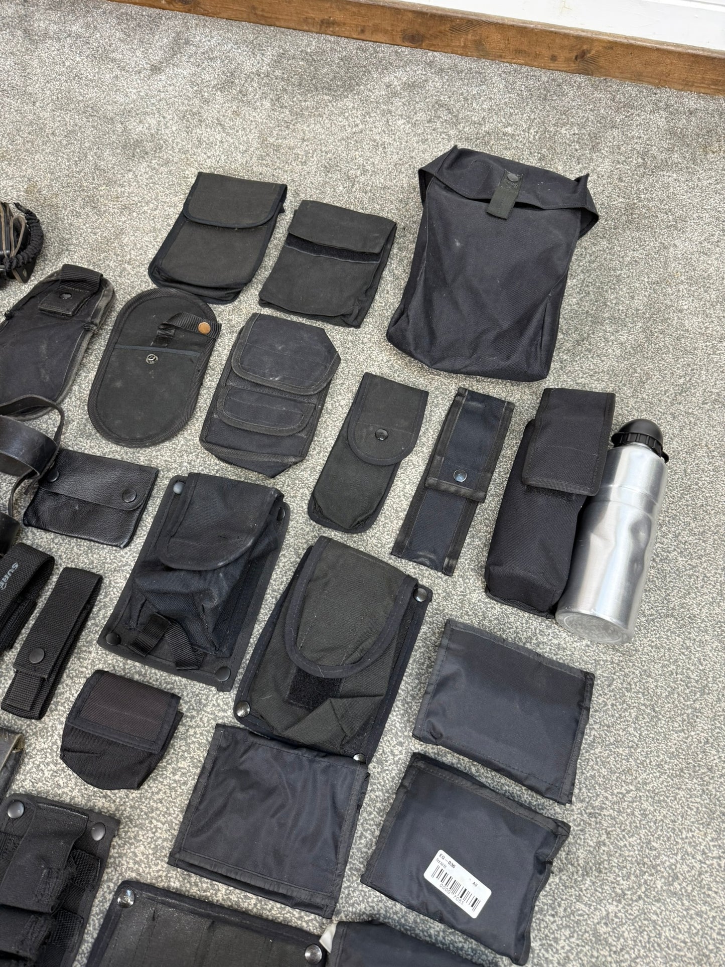 Ex Police Accessory Job Lot Belt Pouches Security Lot - 40 Items!