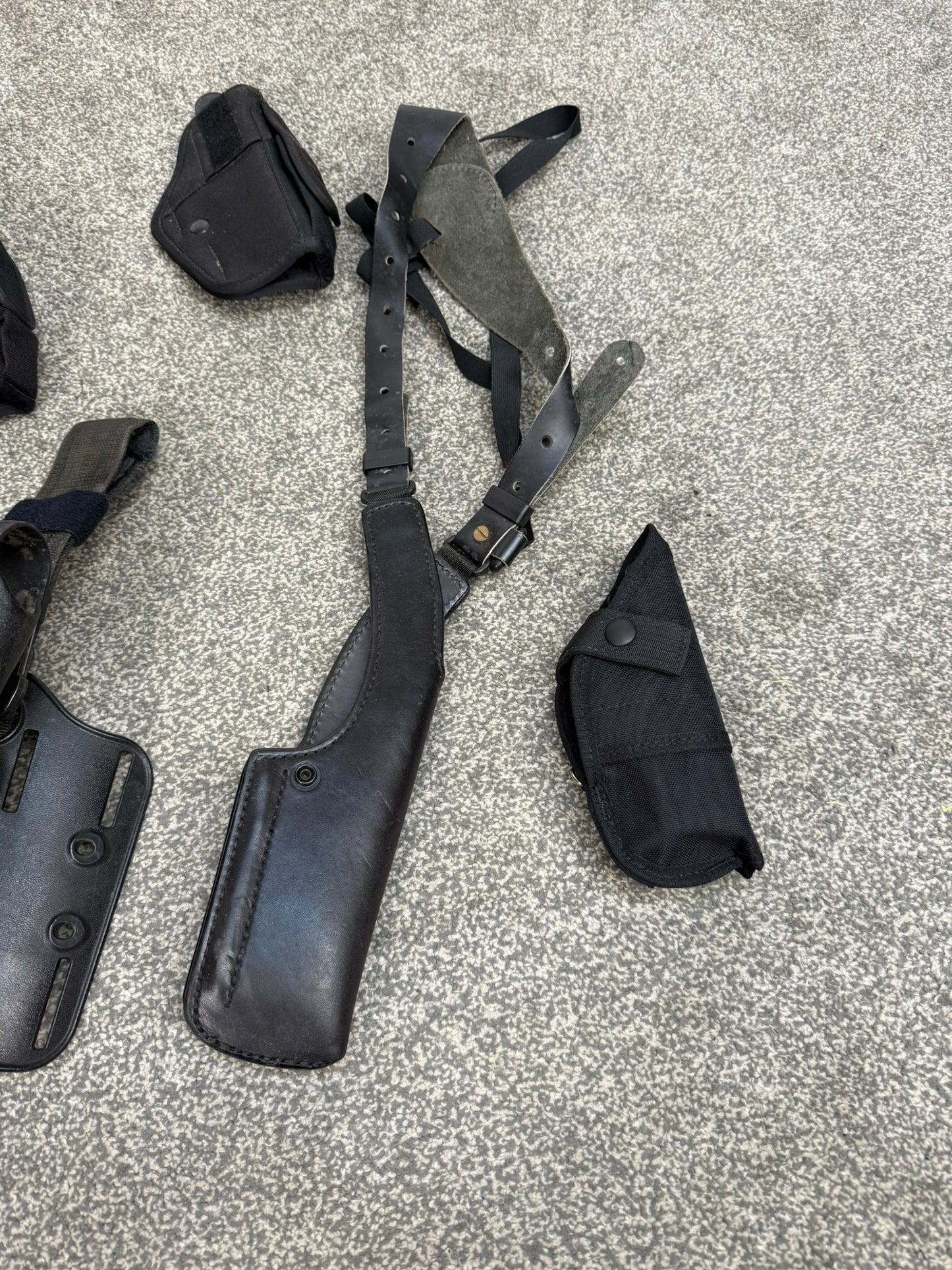 7x Ex Police Glock Holster Job Lot Safariland Grade 2 Airsoft Film / Tv Uniform Prop
