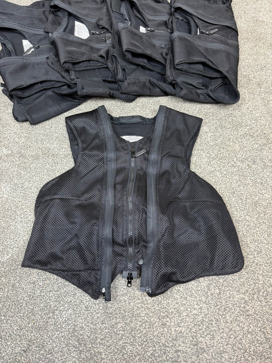Ex Police Body Armour Cover x5 Plain Black - Resale TV Film Security Uniform