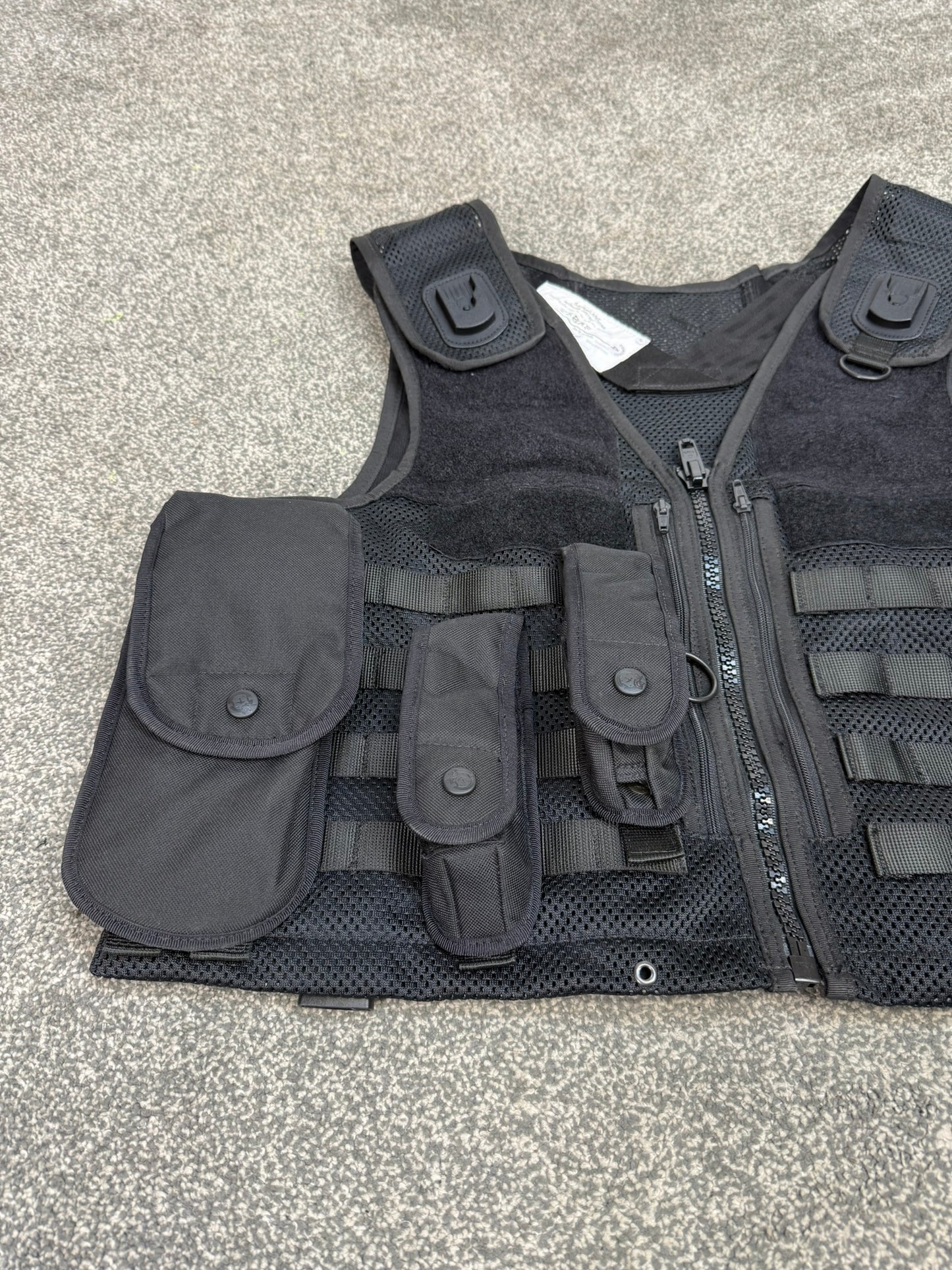 Ex Police Black Safariland Vest Molle Tactical Utility Security Vest XL
