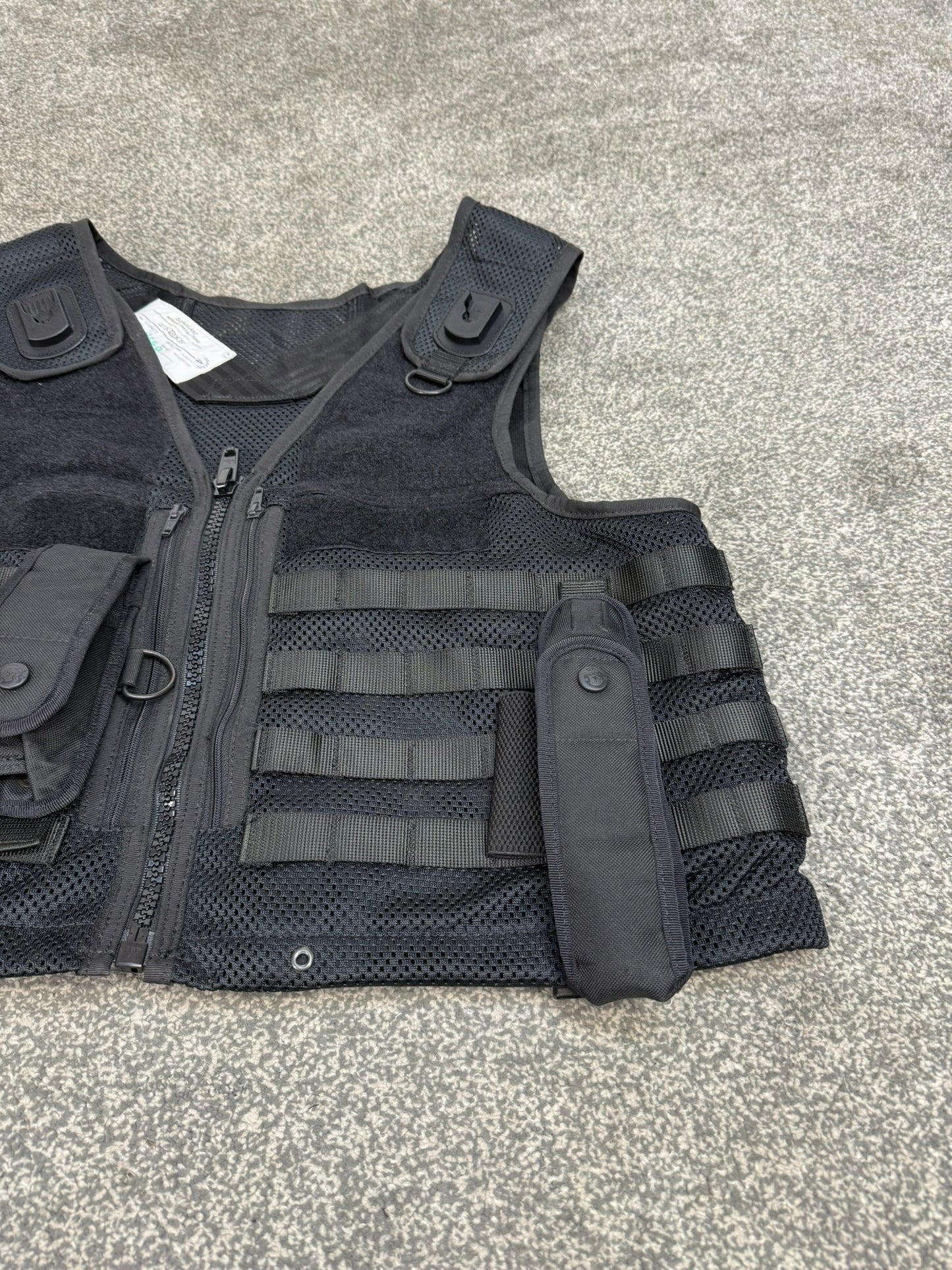 Ex Police Black Safariland Vest Molle Tactical Utility Security Vest XL