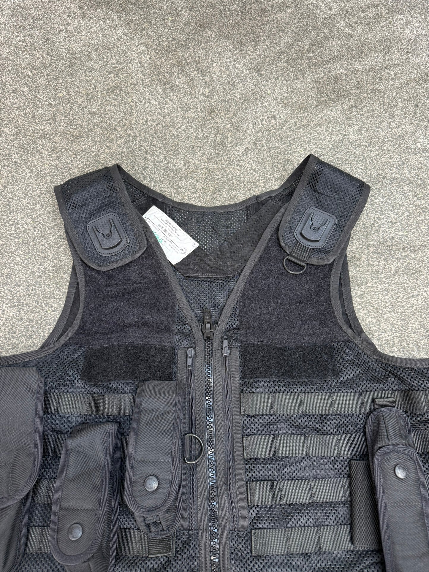Ex Police Black Safariland Vest Molle Tactical Utility Security Vest XL