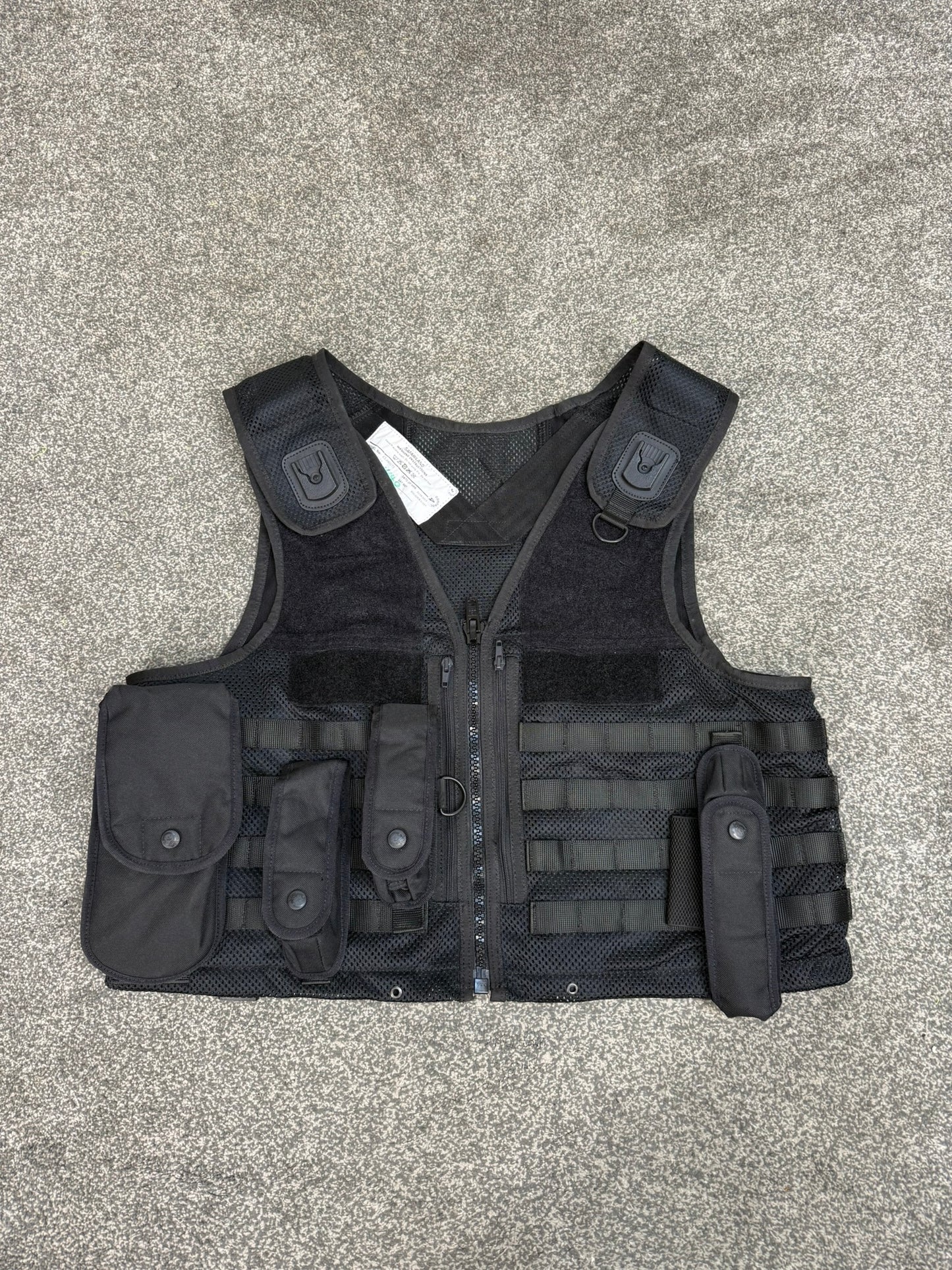 Ex Police Black Safariland Vest Molle Tactical Utility Security Vest XL