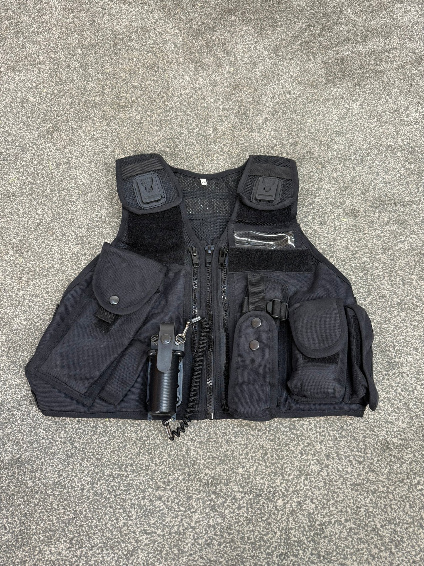 Ex Police Black Arktis Tactical Utility Vest XX Small Security Airsoft