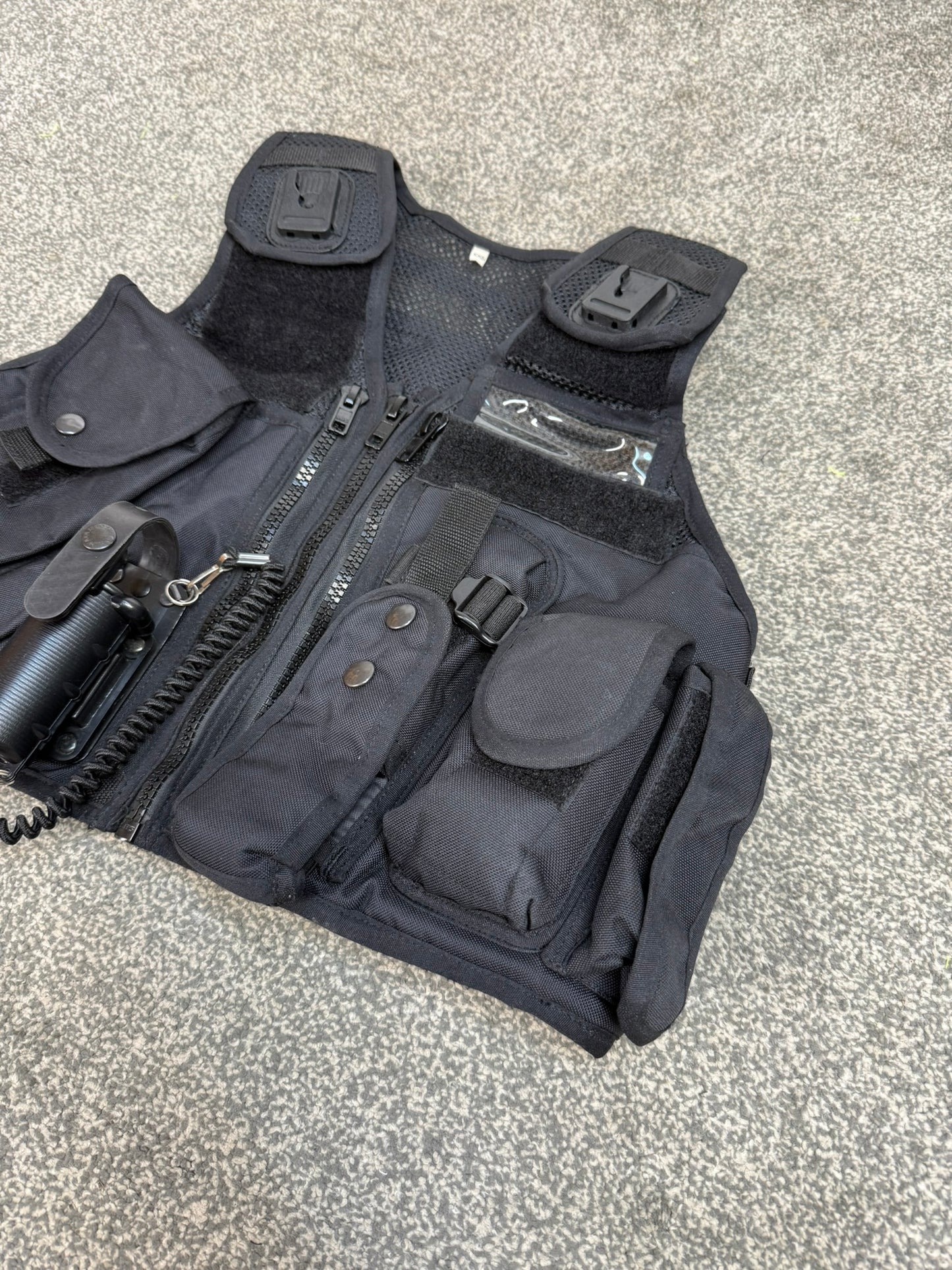Ex Police Black Arktis Tactical Utility Vest XX Small Security Airsoft