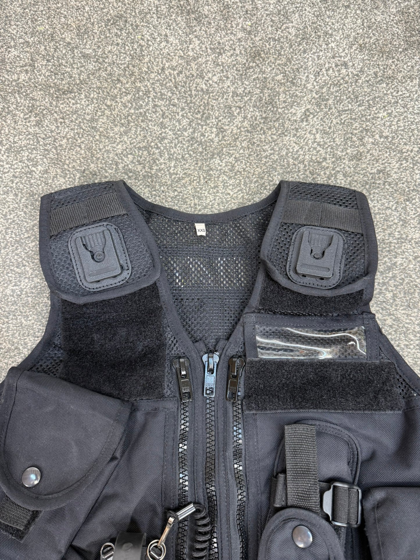 Ex Police Black Arktis Tactical Utility Vest XX Small Security Airsoft