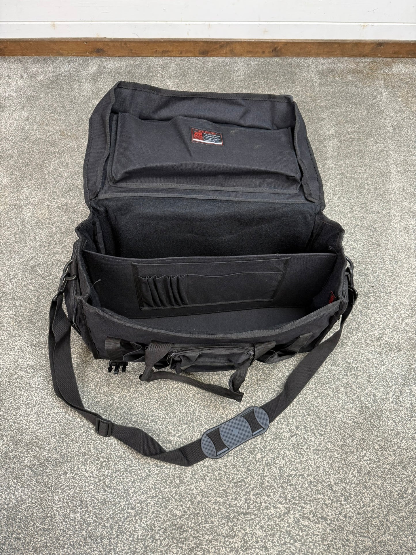 Ex Police Black Patrol Bag Duty Kit Bag - Paramedic Security Medic