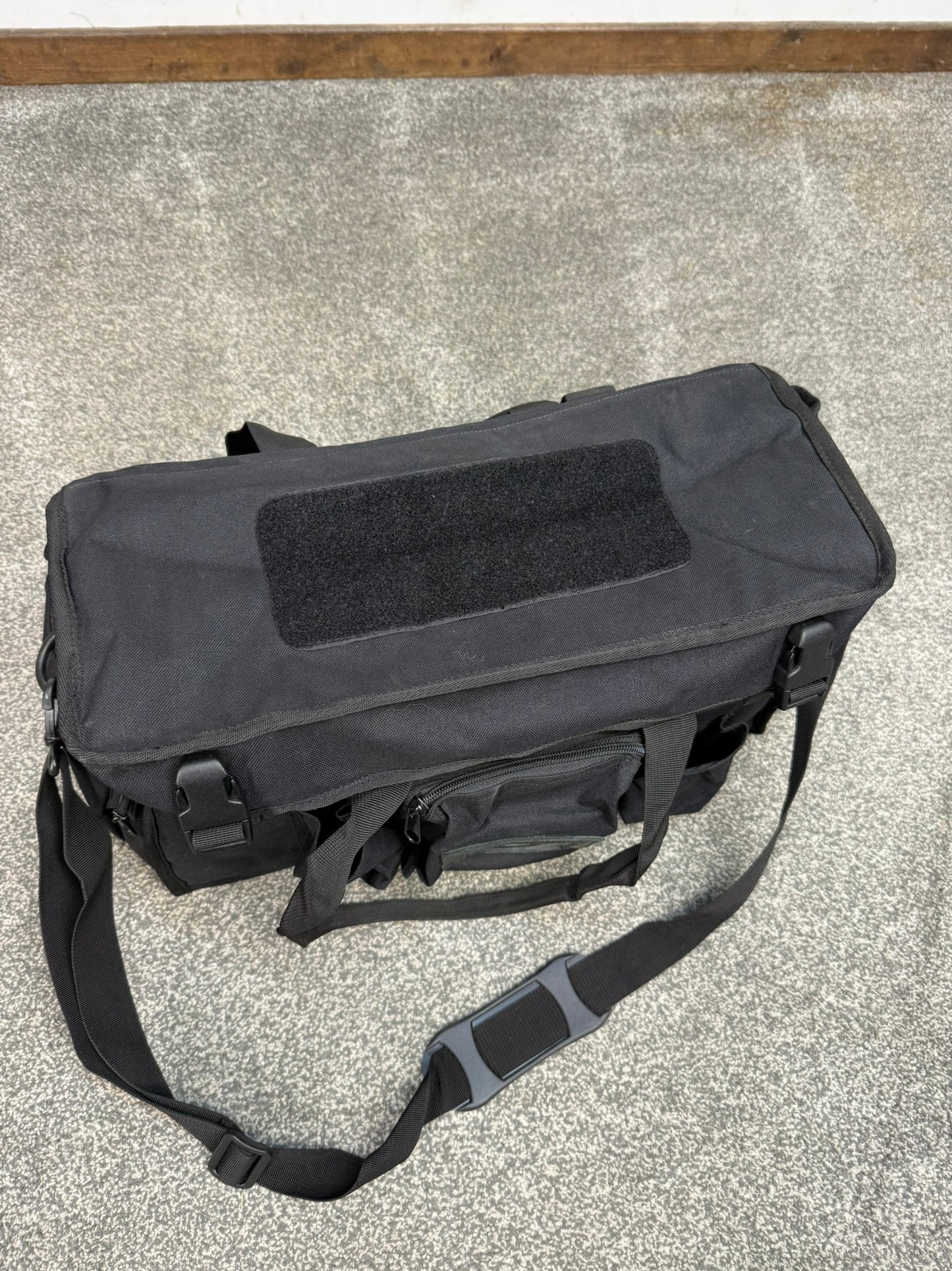 Ex Police Black Patrol Bag Duty Kit Bag - Paramedic Security Medic