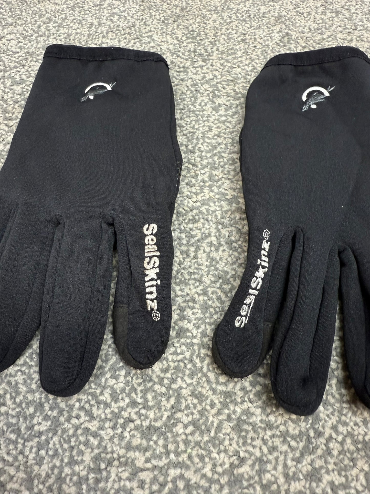 Ex Police Sealskinz Fleece Gloves - Large Fishing Hiking Security Outdoor Work