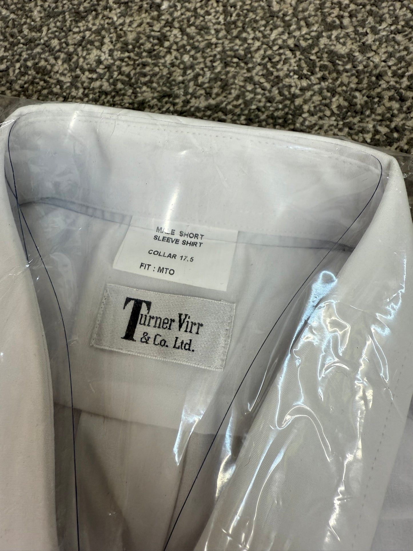 NEW 2x Police White Shirt Short Sleeve 17.5" Collectors Film / TV Uniform