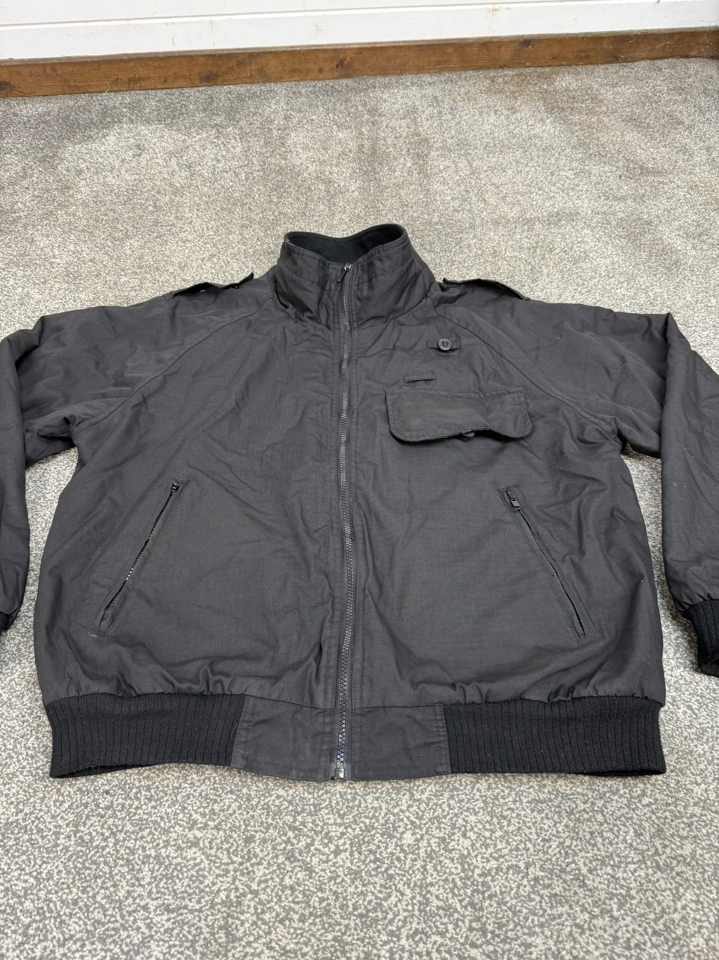 Ex Police Arktis Bomber Jacket Ripstop Coat LARGE Covert Security
