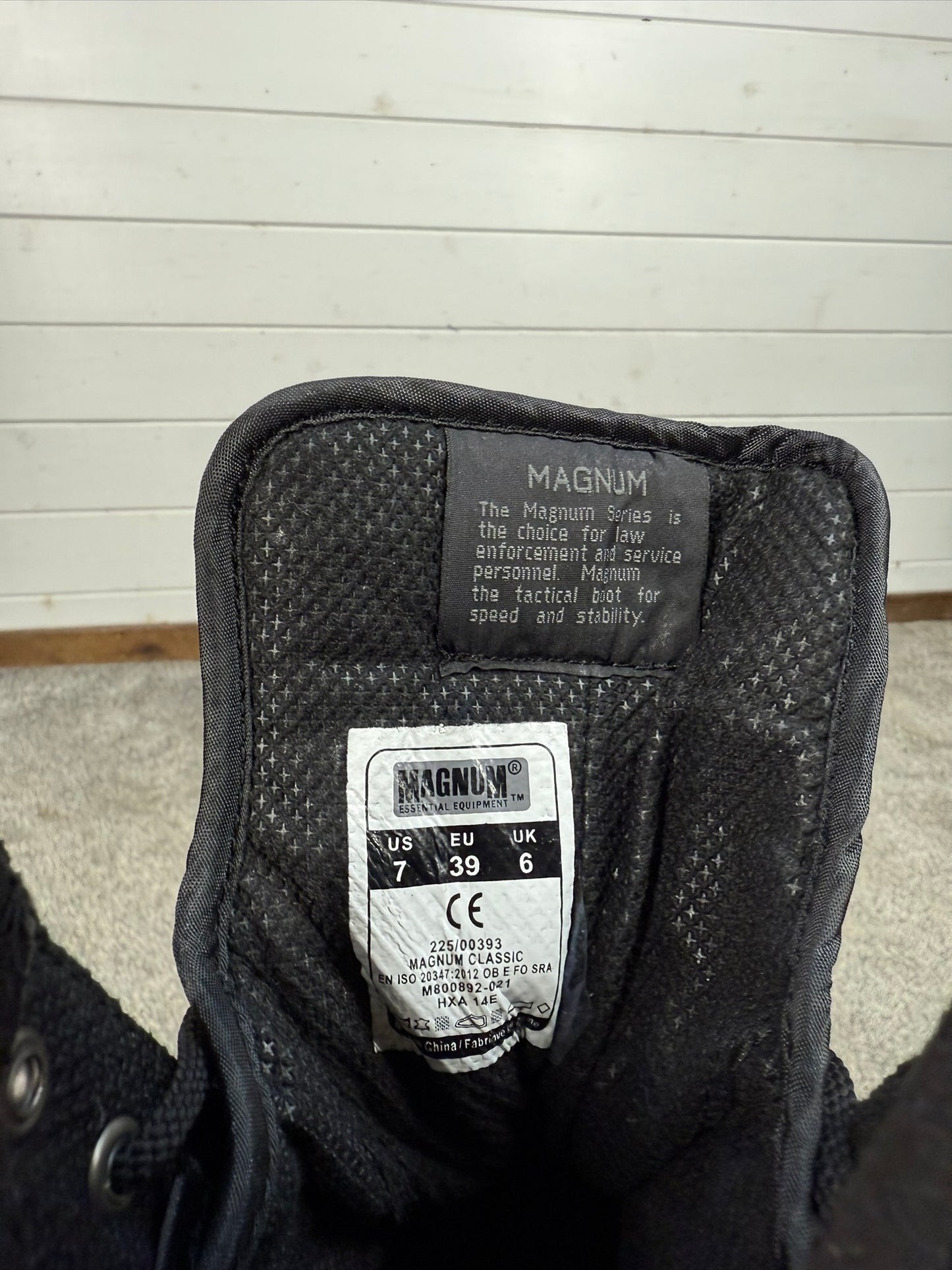Ex Police Magnum Classic Boots UK 6 Security Combat Tactical Cadet Boots