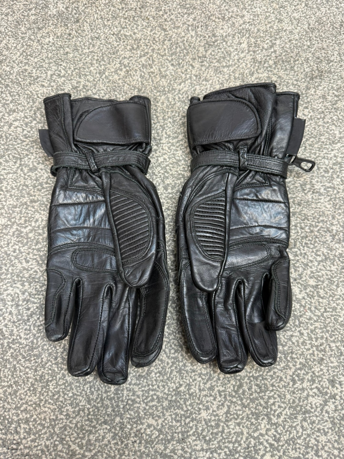 Ex Police Leather Motorcycle Gloves Schoeller Keprotec XL