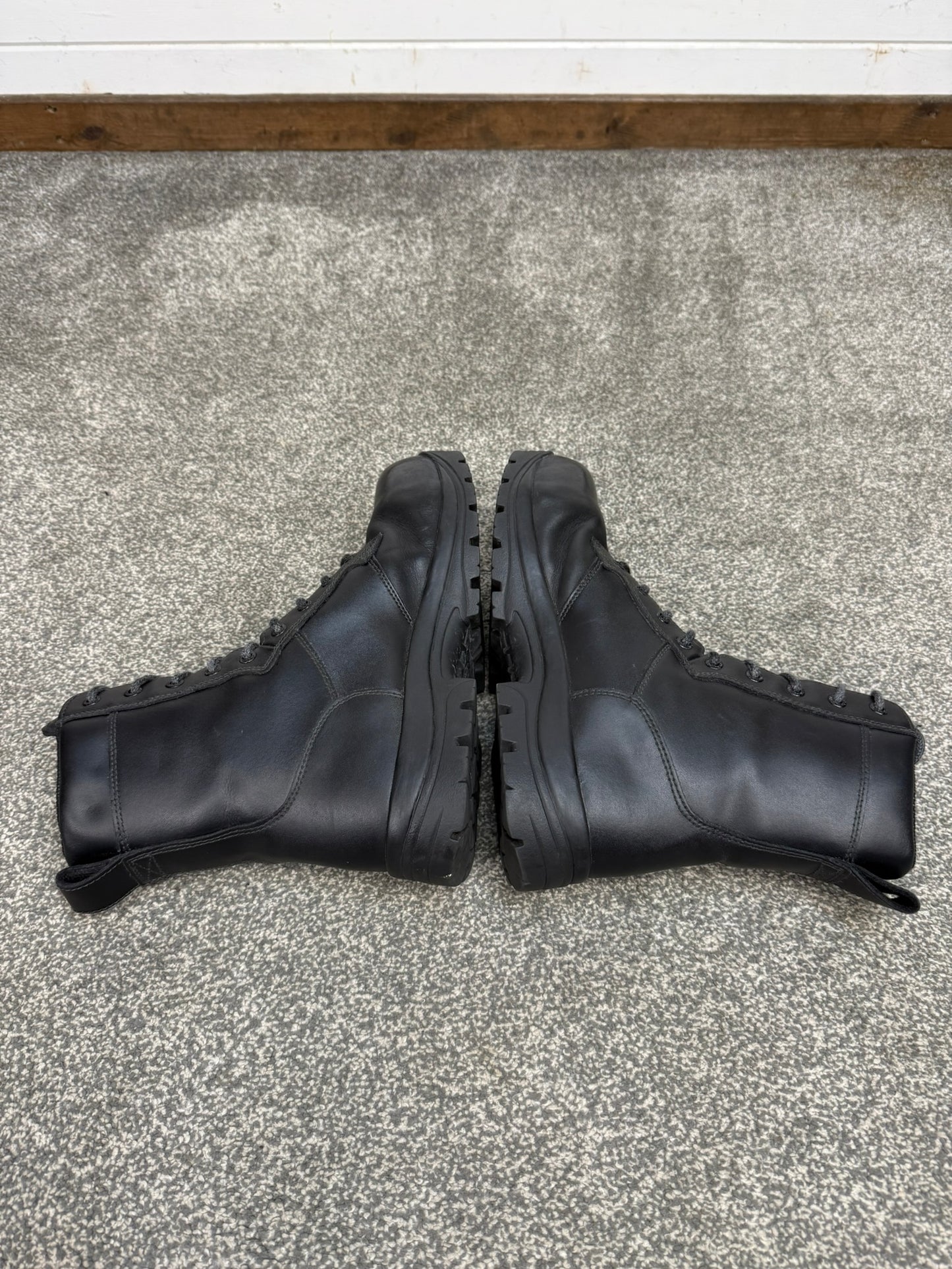 Ex Police Magnum Elite Shield Met Combat Boots Black Leather UK 9.5 Security Work
