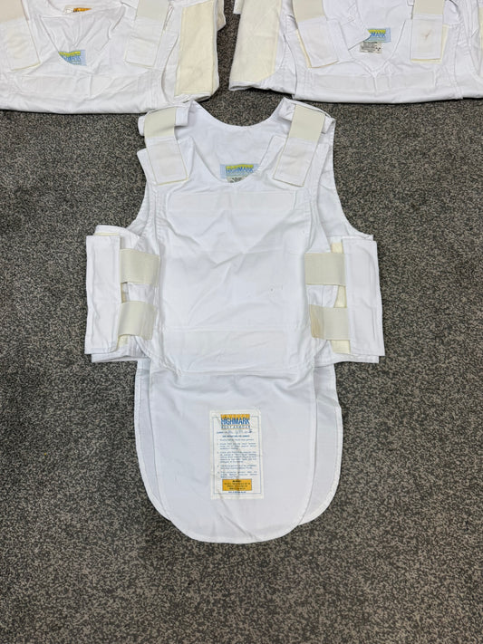 Ex Police White Covert Body Armour Cover Highmark x9 - Resale TV Film Security Uniform