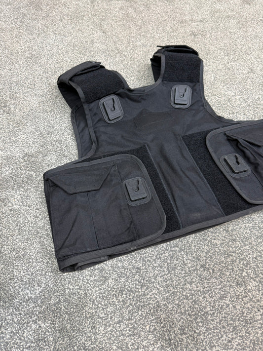 Ex Police Body Armour Cover Plate Carrier Vest SMALL Security Tactical Airsoft Paintball