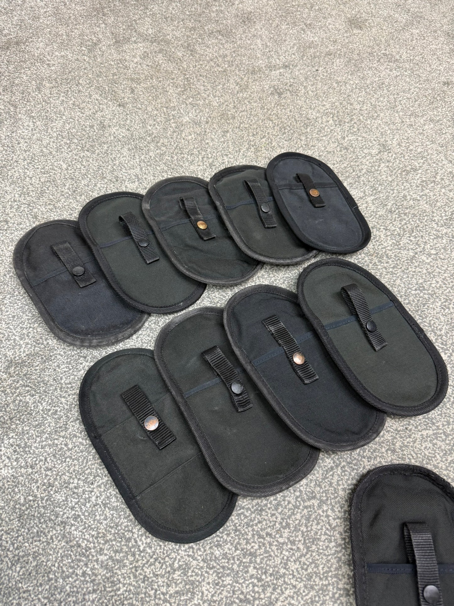 Ex Police Nylon Handcuff Pouch Rigid Cuff Duty Belt Pouch x10