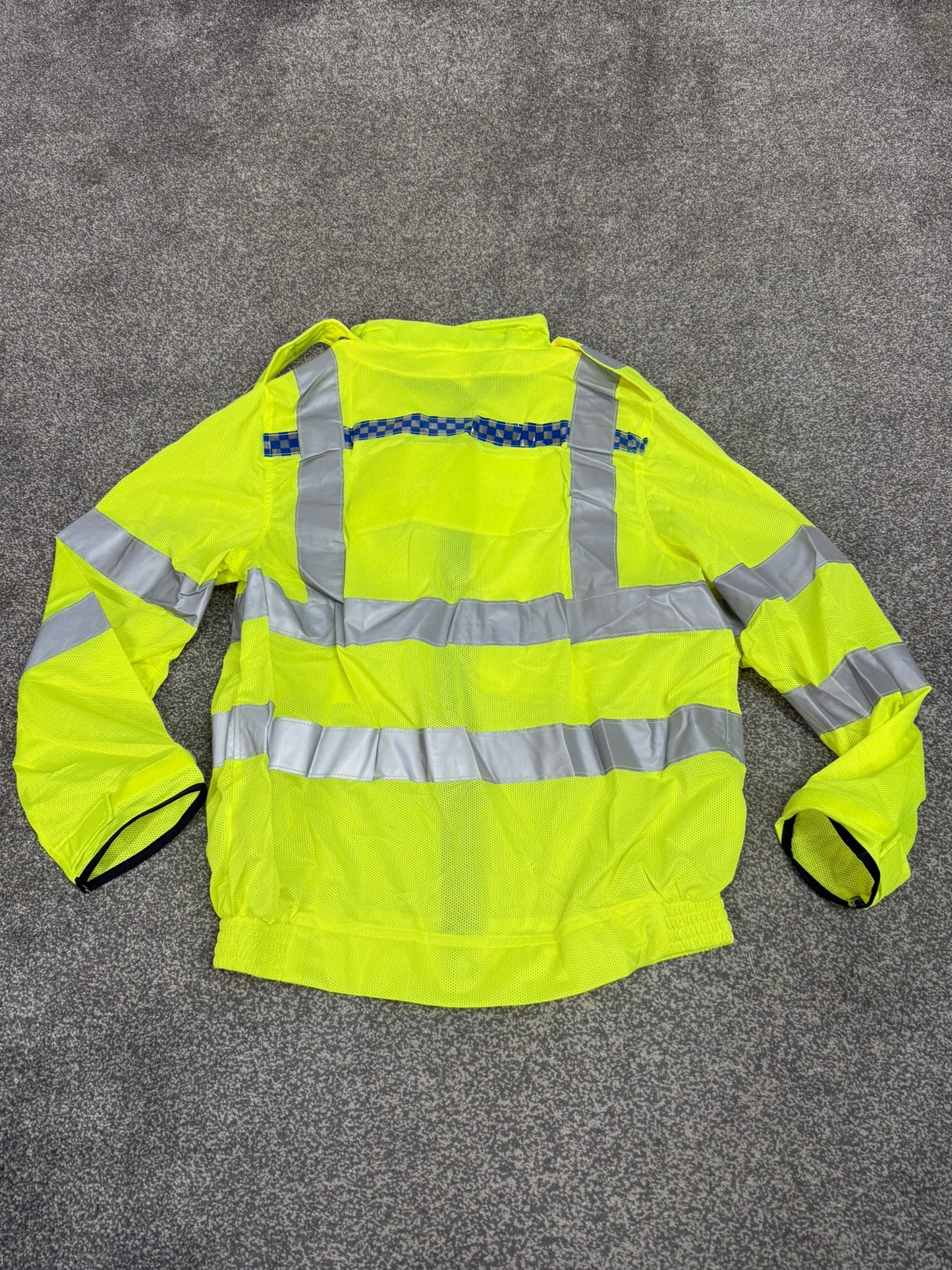 Ex Police Hi Vis Mesh Cycle Jacket Cycling Security Riding - MEDIUM