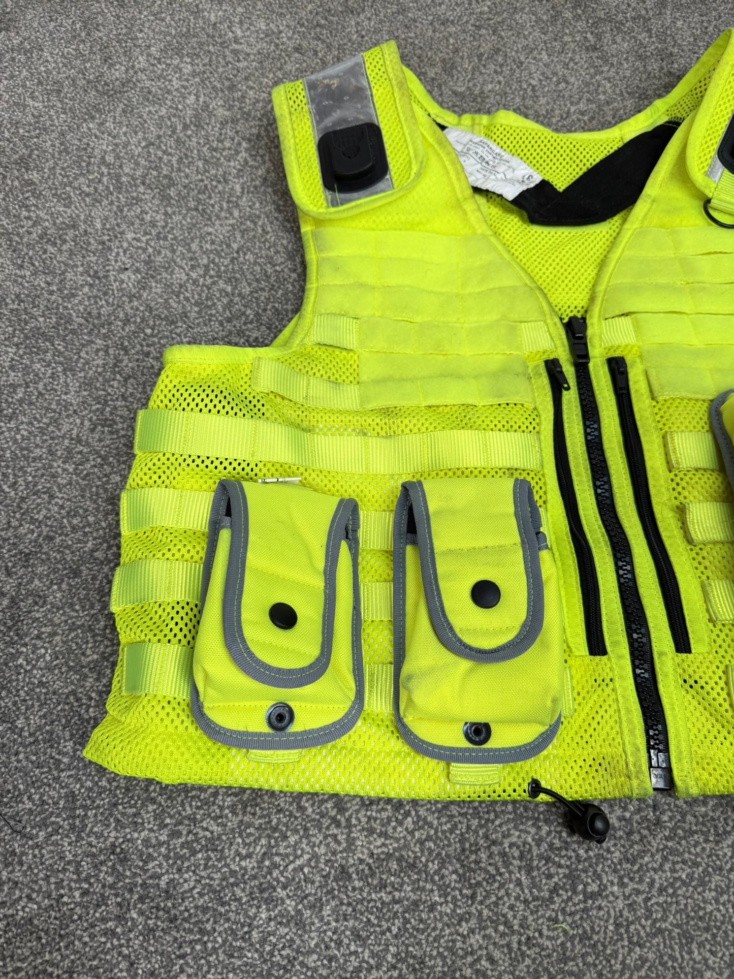 Ex Police Safariland Molle Vest Hi-Vis Tactical Utility Security Vest XL