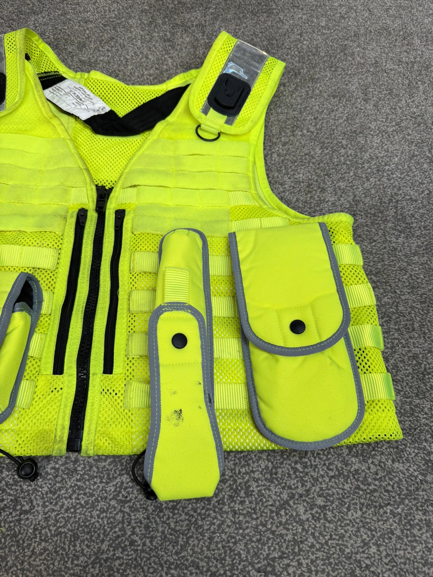 Ex Police Safariland Molle Vest Hi-Vis Tactical Utility Security Vest XL