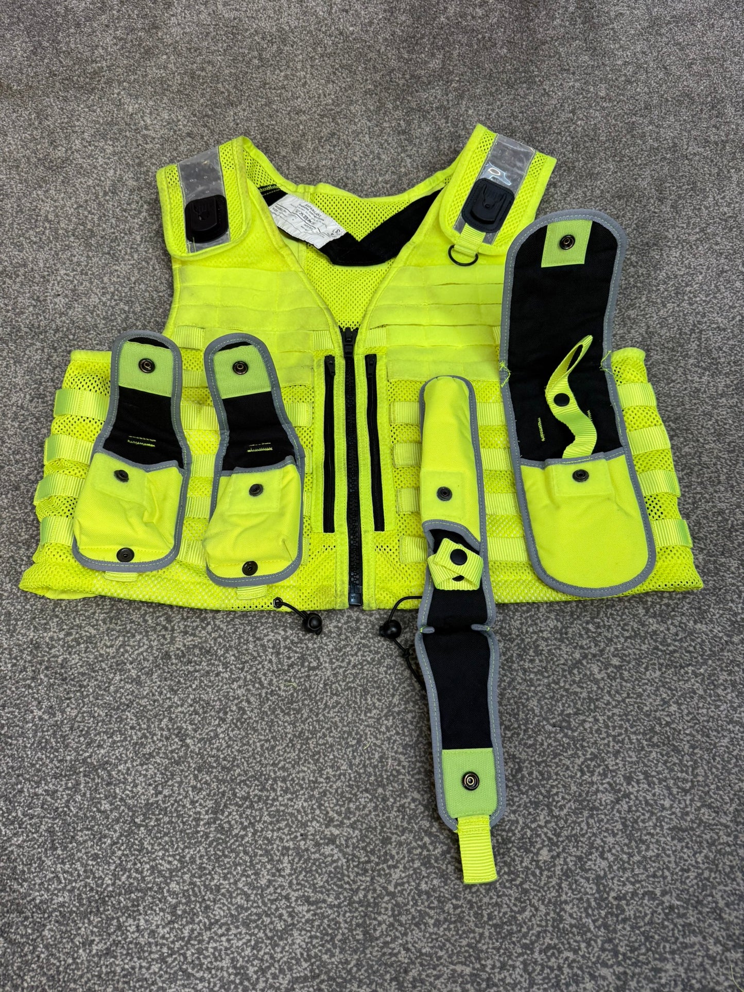 Ex Police Safariland Molle Vest Hi-Vis Tactical Utility Security Vest XL