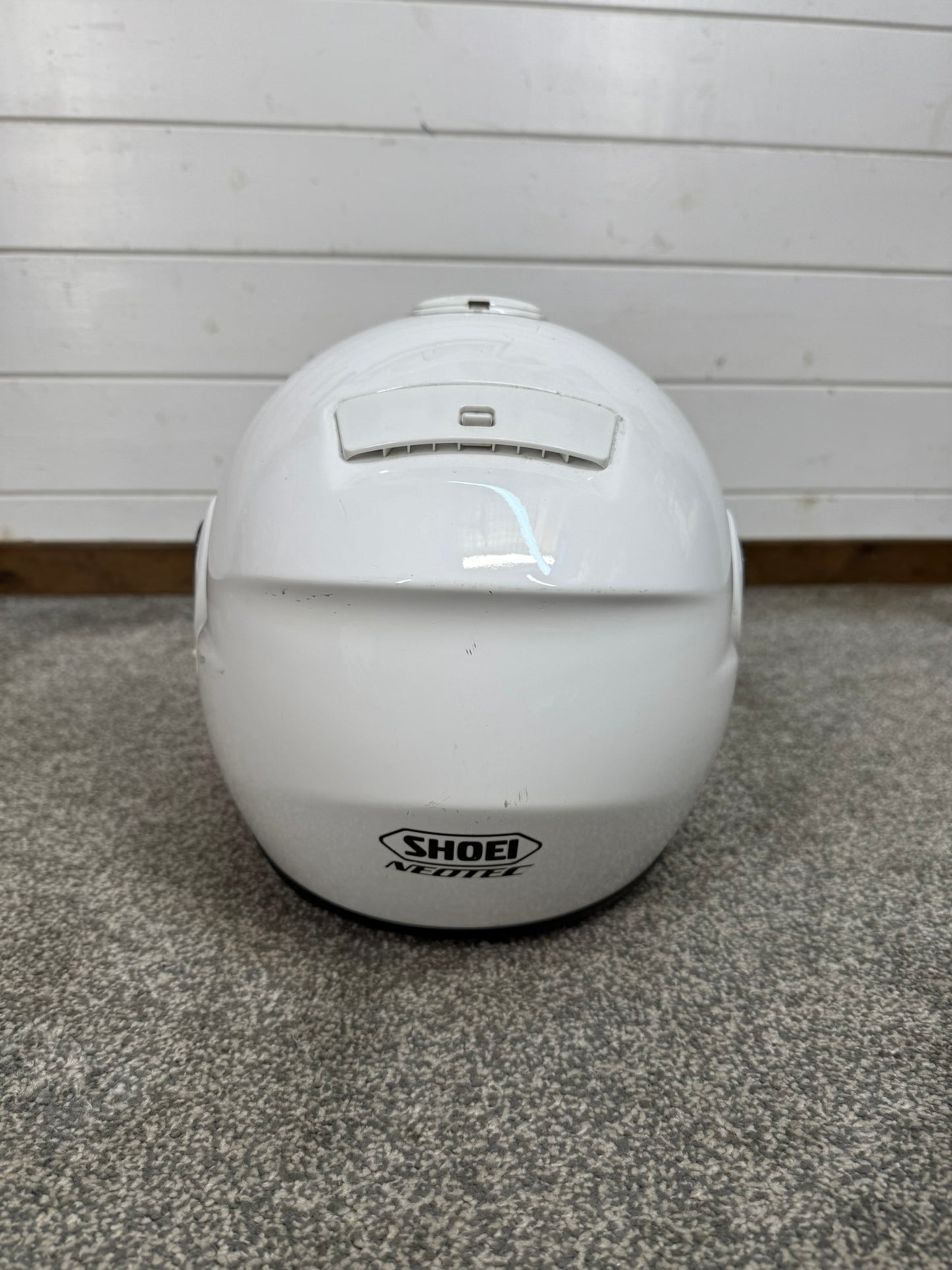 Ex Police Shoei Flip-Up Motorcycle Helmet - Medium