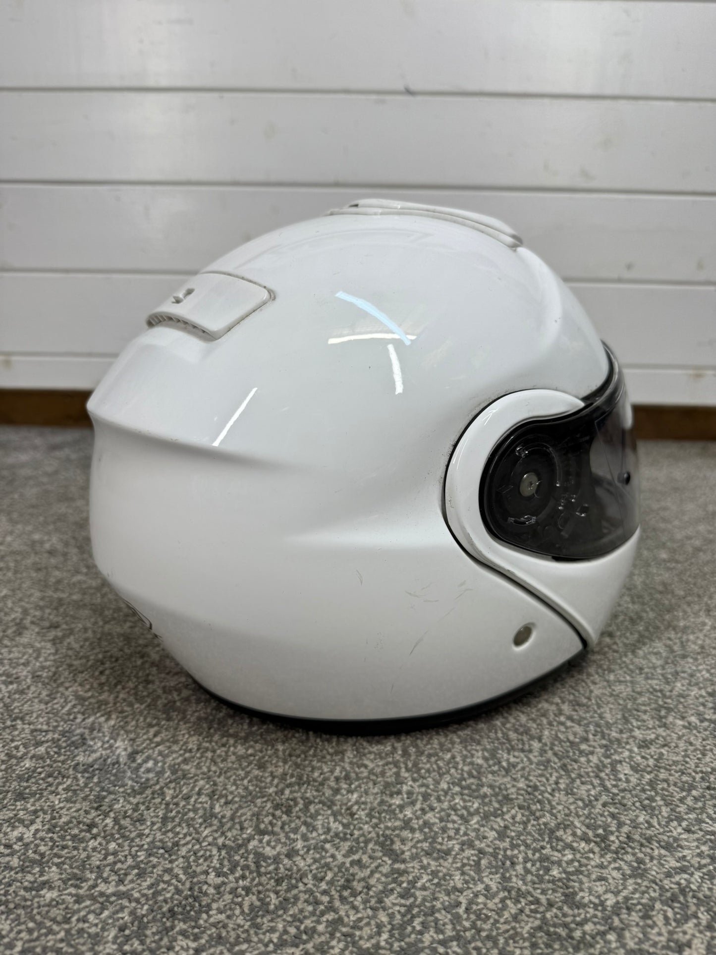 Ex Police Shoei Flip-Up Motorcycle Helmet - Medium
