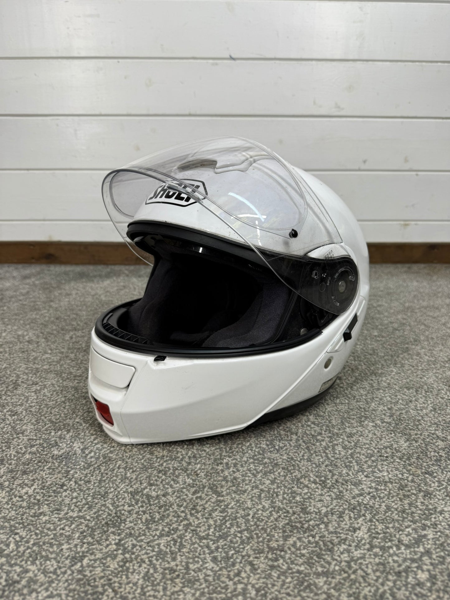 Ex Police Shoei Flip-Up Motorcycle Helmet - Medium