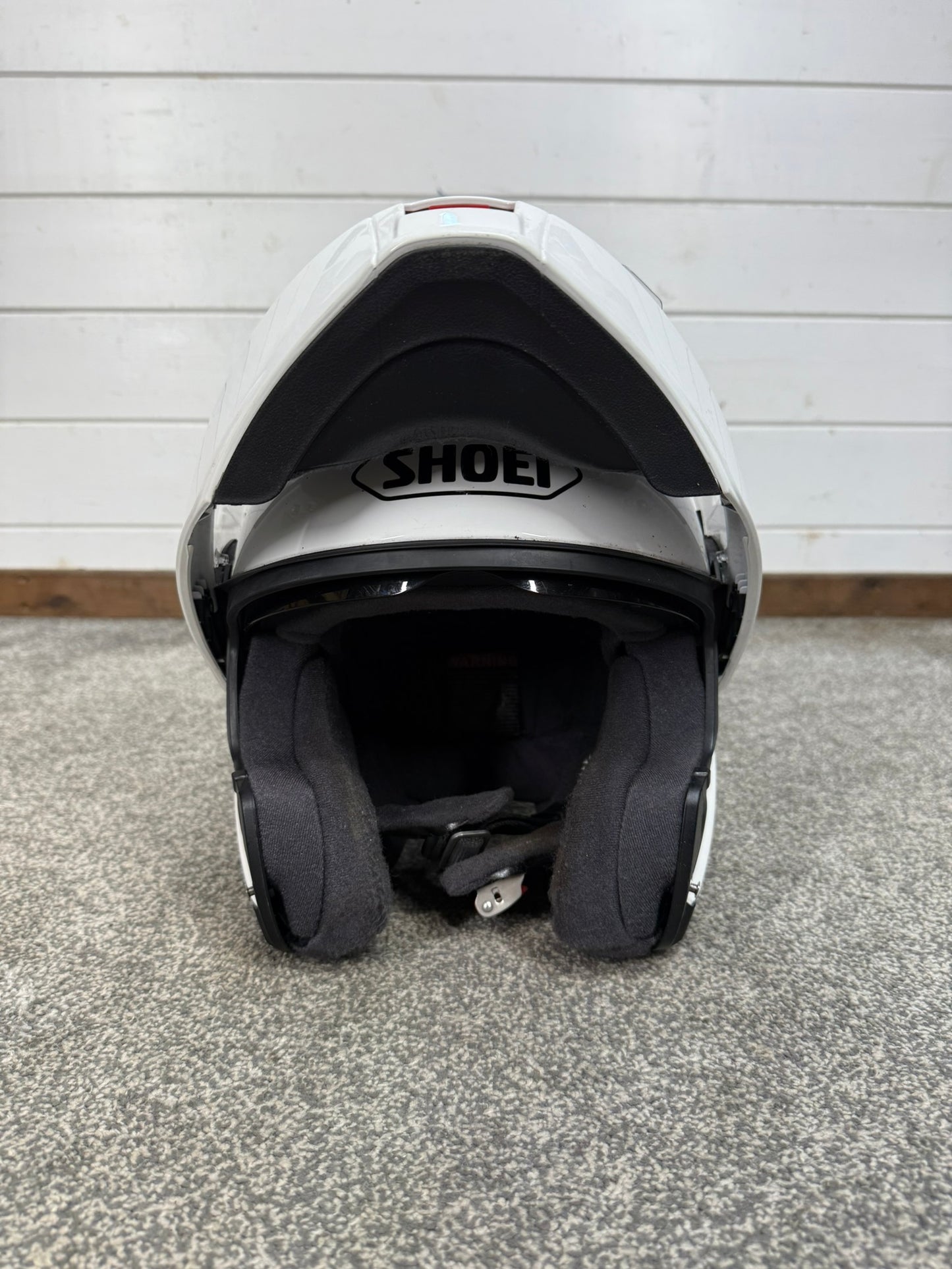 Ex Police Shoei Flip-Up Motorcycle Helmet - Medium