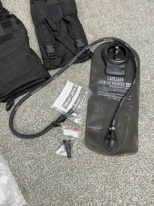 Remploy Frontline Hydration Vest Camelbak 3L CBRN & Mask Adapter MK2 Airsoft Police