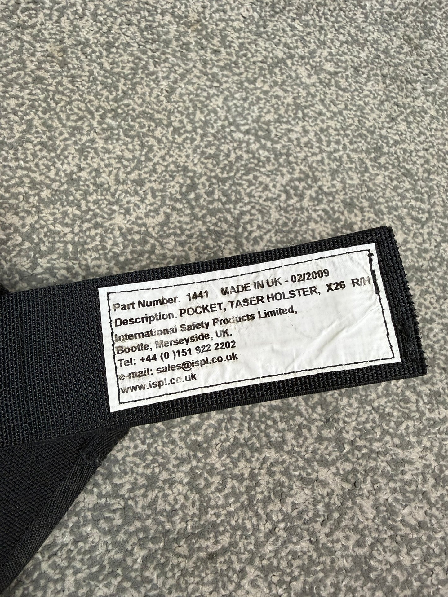 Ex Police X26 Taser Holster Pouch Velcro Attachment