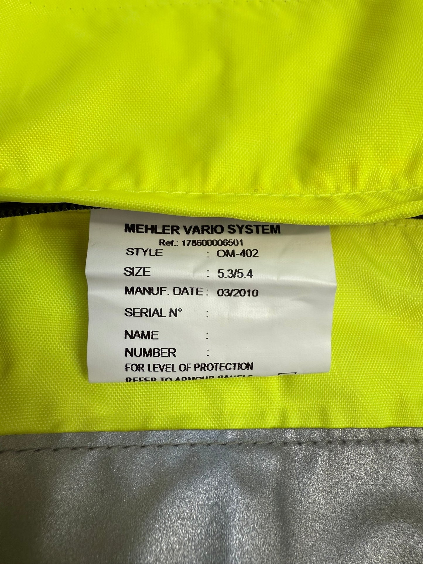 Ex Police Mehler Body Armour COVER Hi Vis Security TV Film Uniform