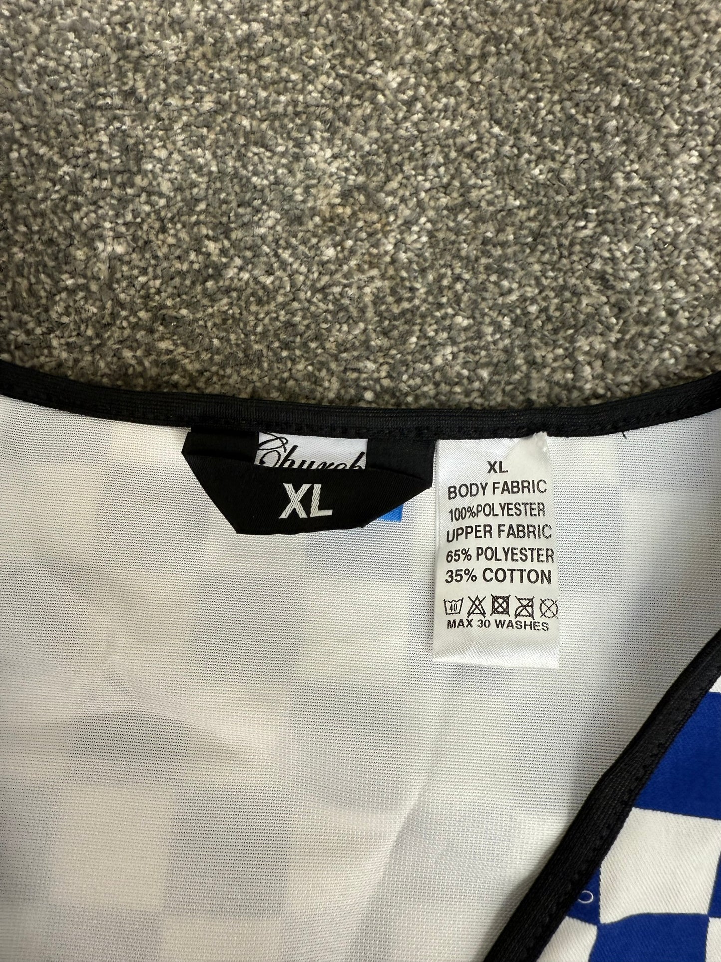 Ex Police Incident Commander White Vest Tabard XL Film TV Collector Display