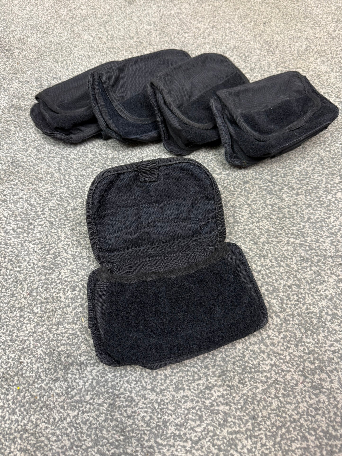 Ex Police Utility Pouch x5 Hook & Loop Vest Bag Attachment