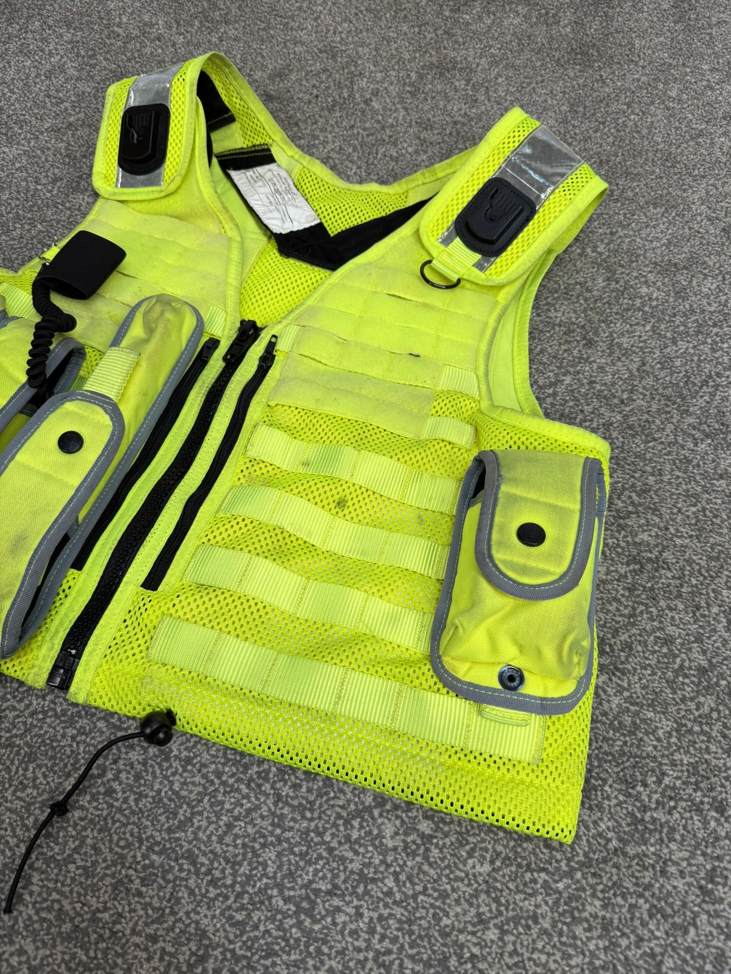 Ex Police Safariland Molle Vest Hi-Vis Tactical Utility Security Airsoft Vest